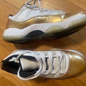 Jordan 11 Retro Low Closing Ceremony 2016 White Gold Sneakers